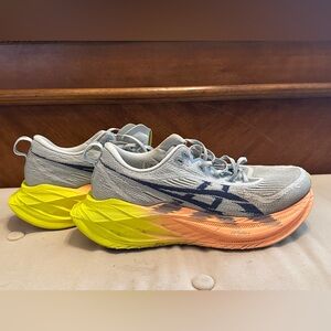 ASICS Men's Athletic Shoes - Gray, Yellow, and Orange